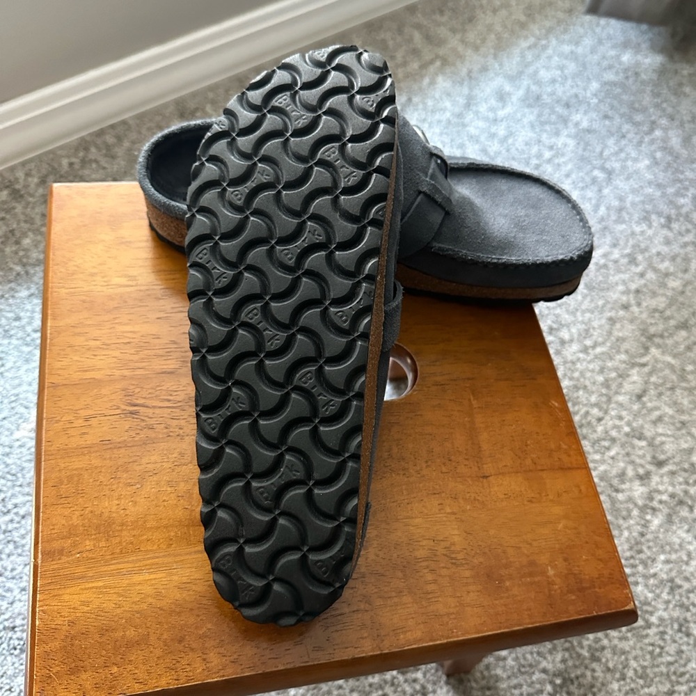 Birkenstock Buckley Blue Suede Clogs EU 40/ US 9 - Picture 3 of 3